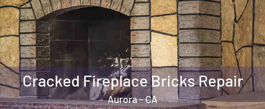 Cracked Fireplace Bricks Repair Aurora - CA